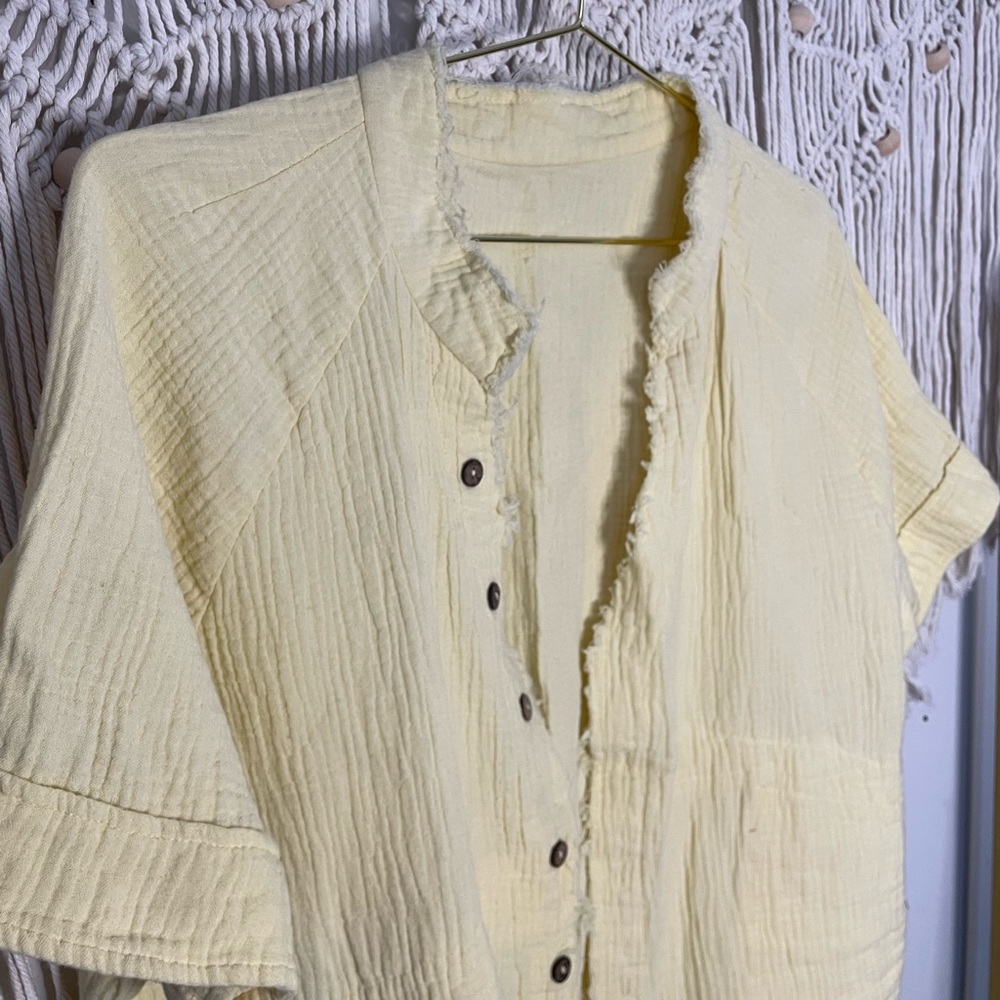 Distressed button up - Picture 2 of 3